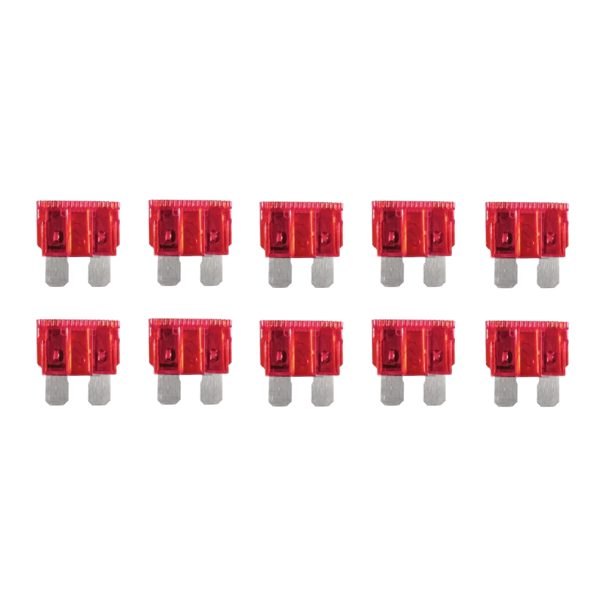 pack of 10 automotive blade fuses